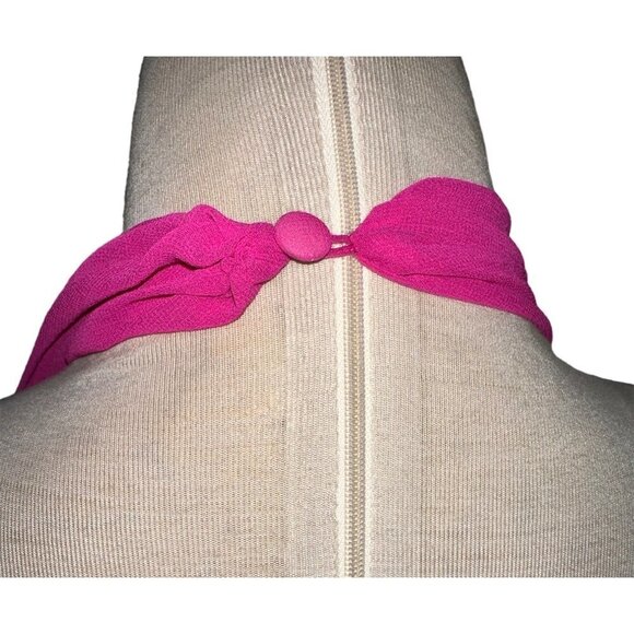 NERVI Maria Clara Feather Dress in Fuchsia 36 New Womens Long Maxi Heart Gown - Picture 9 of 16